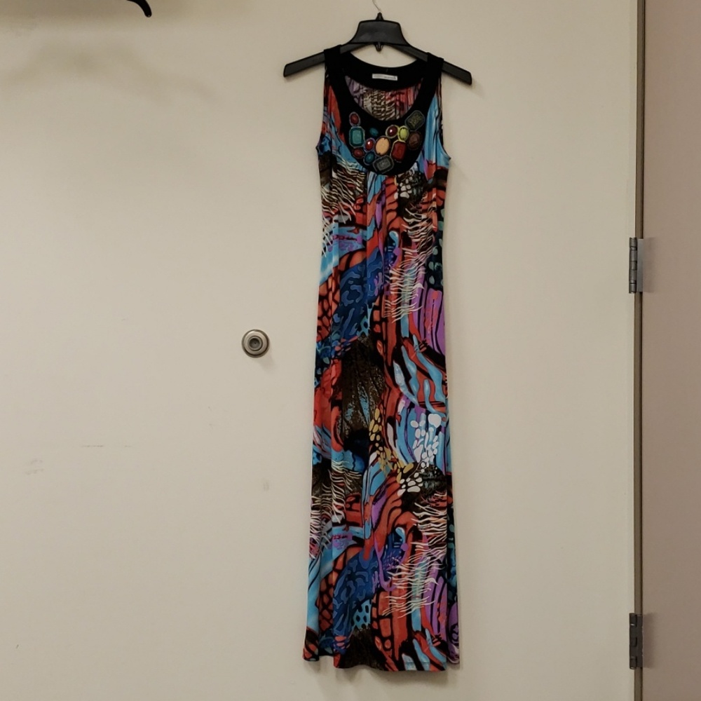 CORAL printed dress